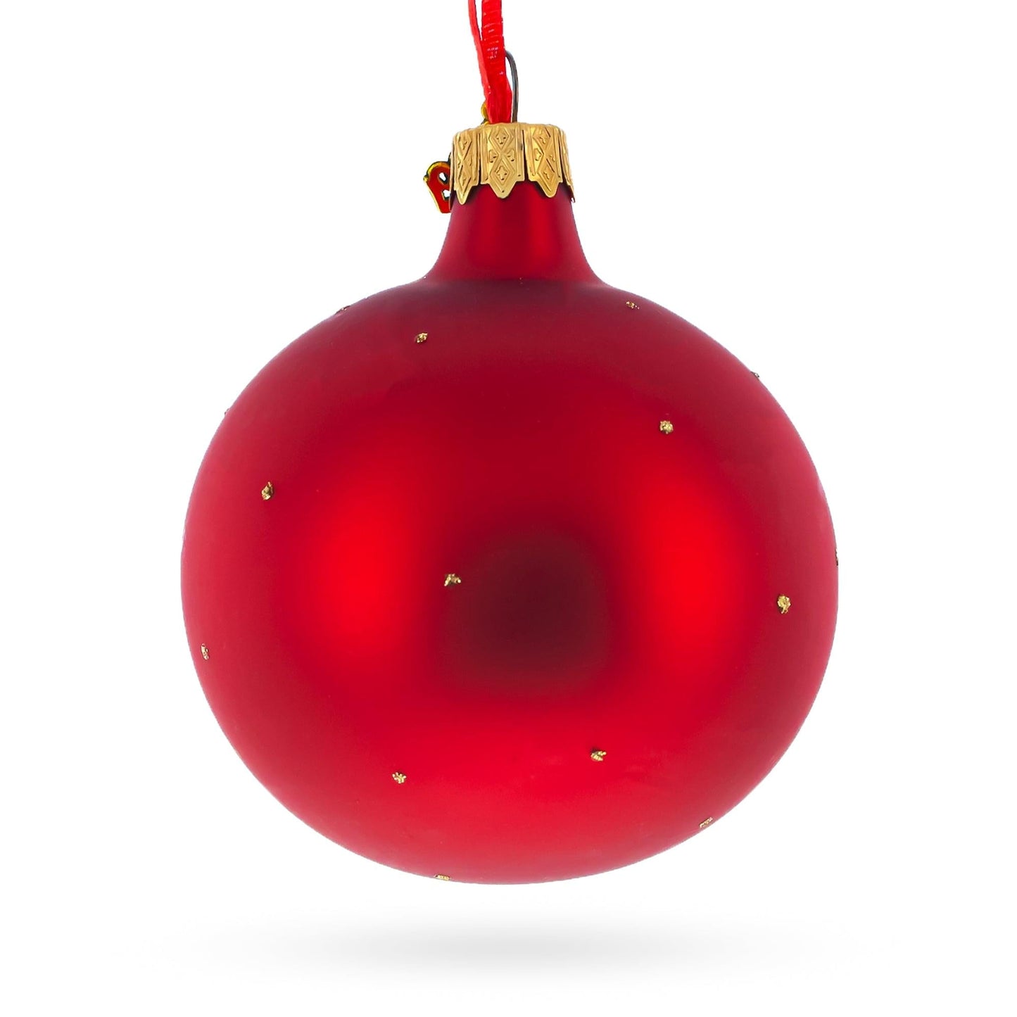 Gold Bars and Coins Glass Ball Christmas Ornament 3.25 Inches