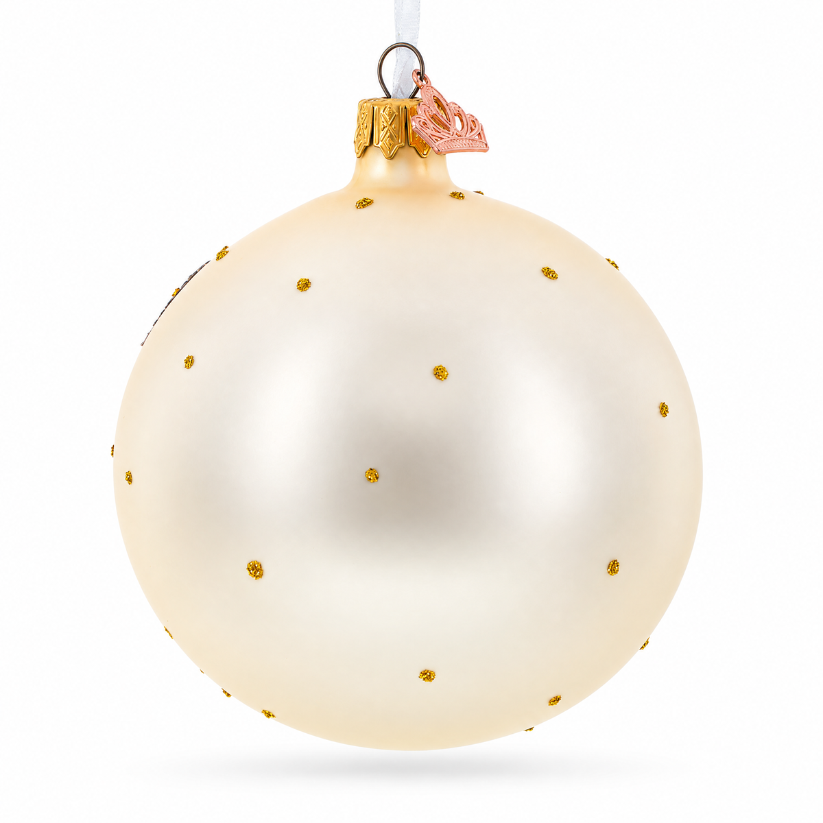 1883 Pierre-Auguste Renoir "Landscape on the Coast, near Menton" Glass Ball Christmas Ornament 4 Inches
