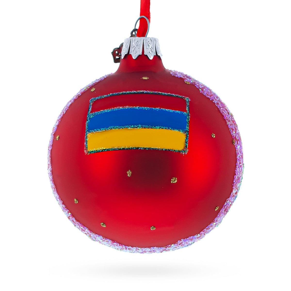 Cascade Monument Ornament Yerevan, Armenia Glass Ball Christmas Ornament 3.25 Inches