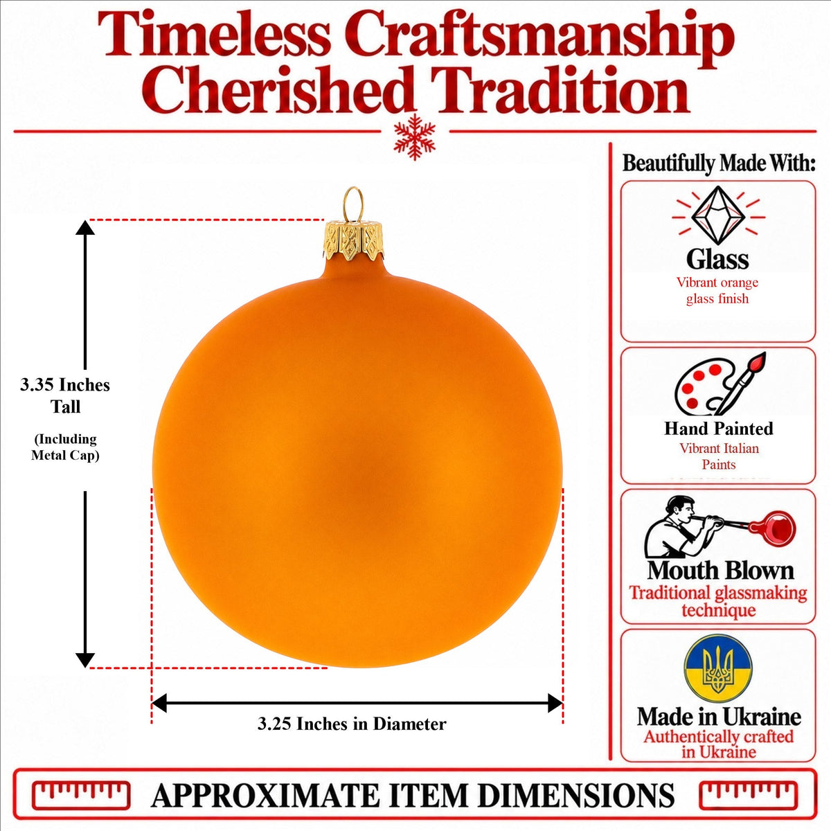 a diagram of a christmas ornament