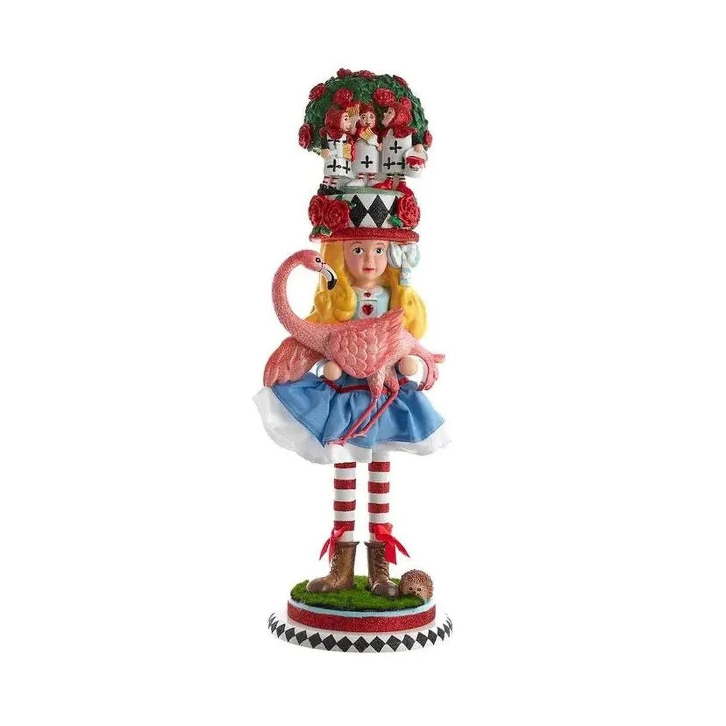 Kurt Adler 19" Hollywood Nutcrackers™ Alice With Flamingo Nutcracker