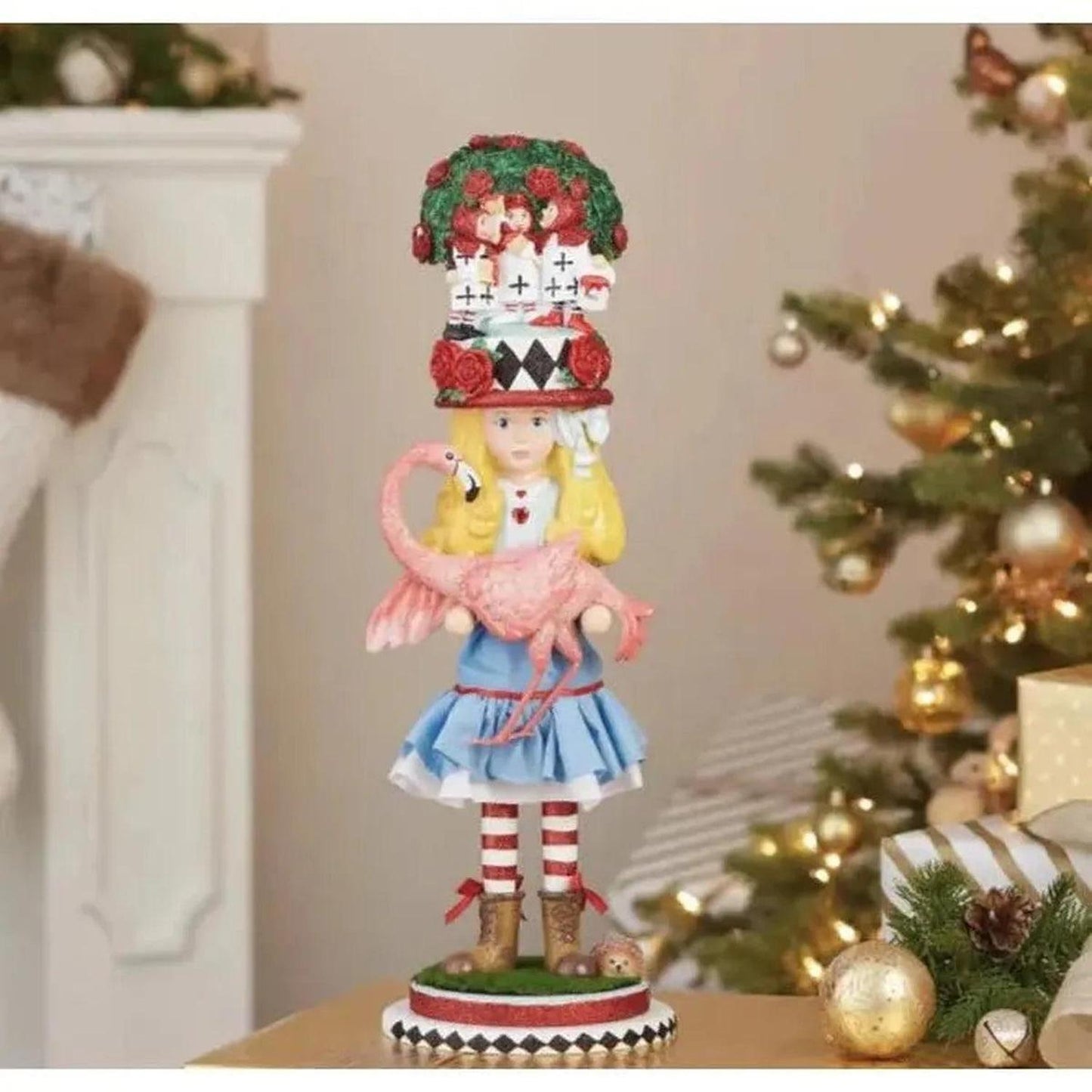 Kurt Adler 19" Hollywood Nutcrackers™ Alice With Flamingo Nutcracker