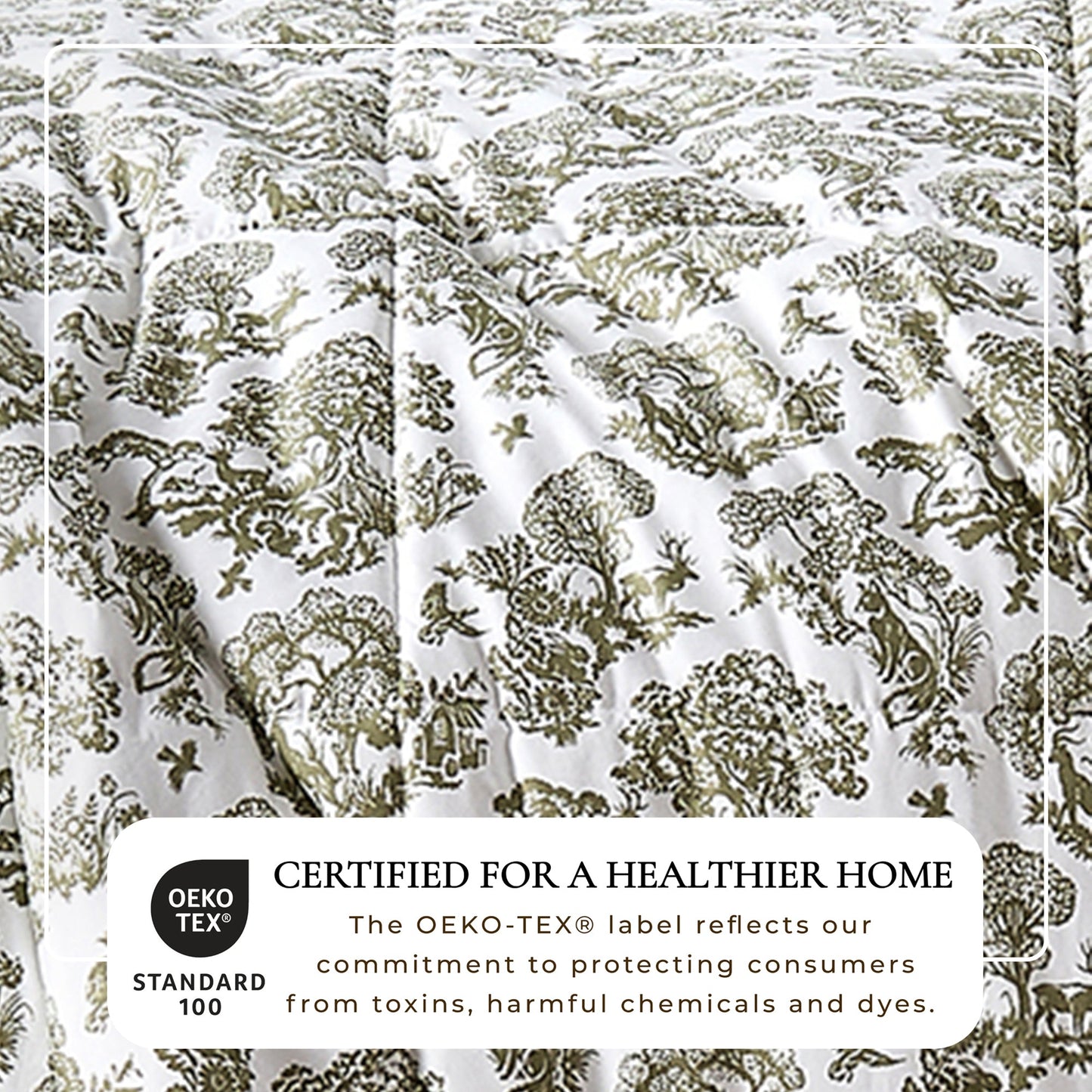 Reversible Christmas Comforter and Sham Set - Holiday / Lodge Odette Collection