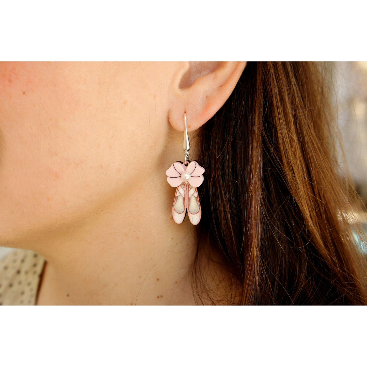 Ballet Shoes Earrings by Laliblue