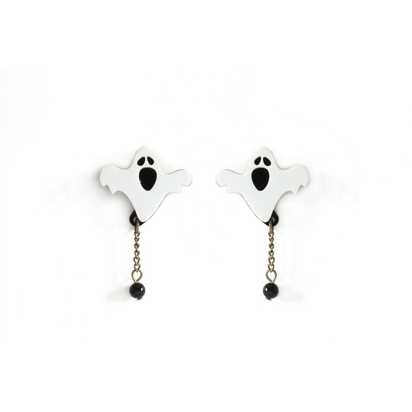 Boo Ghost Earrings by Laliblue