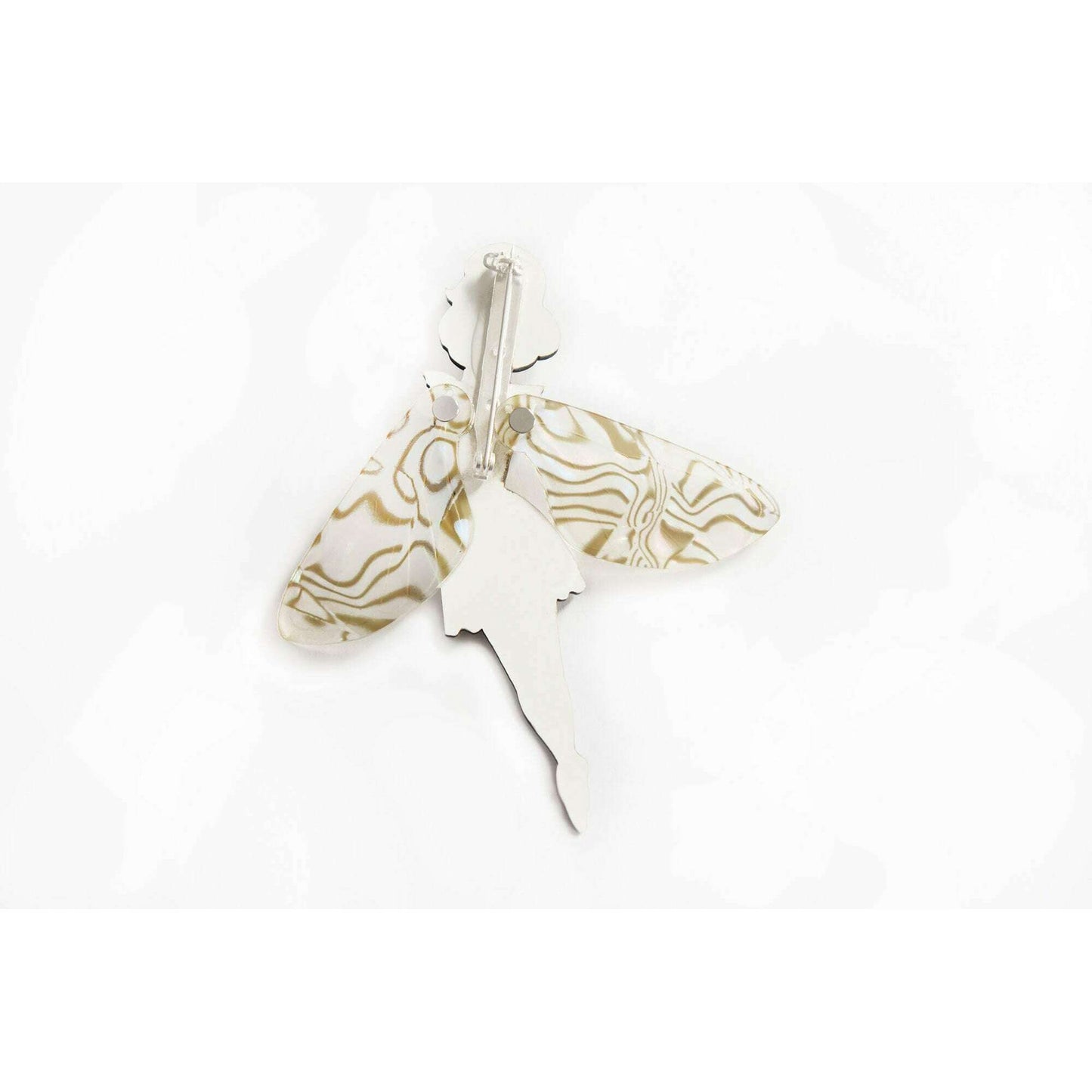Butterfly Woman Halloween Brooch by Laliblue
