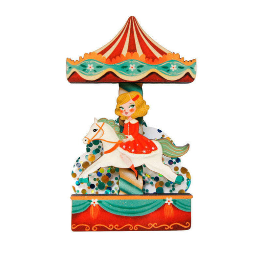 Carousel Brooch by Laliblue