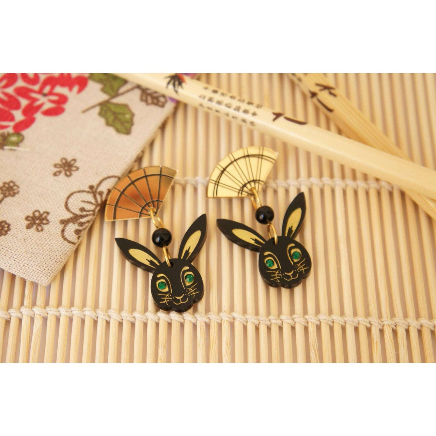 Chinese Year of the Rabbit Earrings by Laliblue