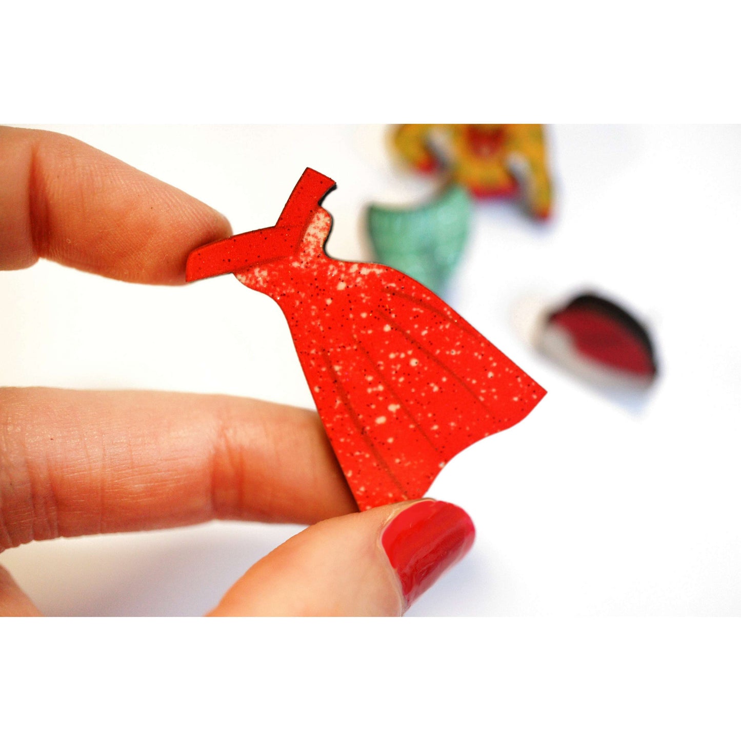 Christmas Market Brooch by Laliblue