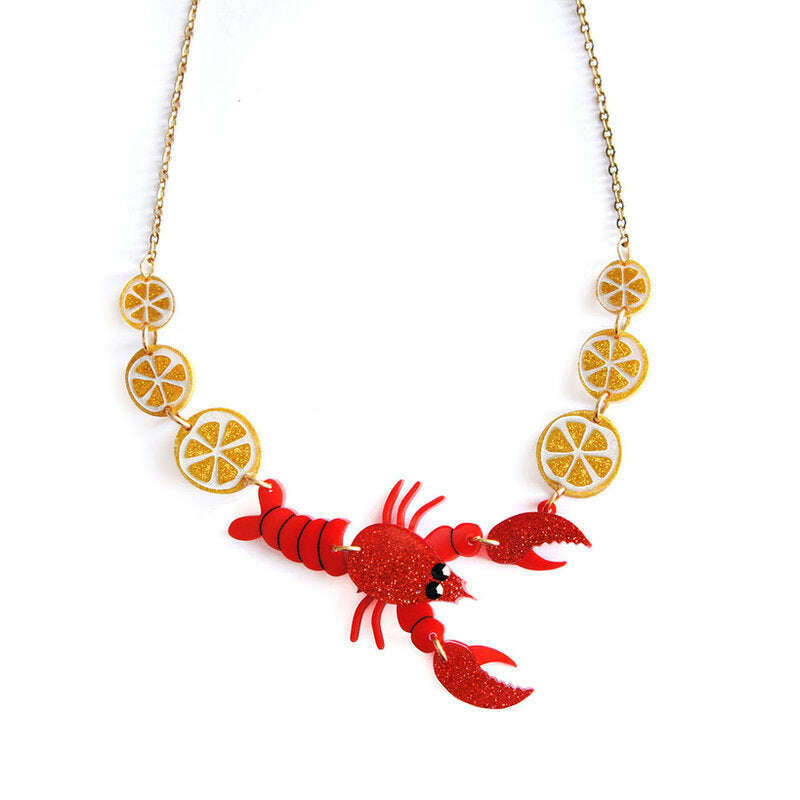 Lobster Necklace by Laliblue