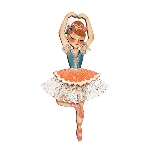Nutcracker Ballerina Brooch by Laliblue