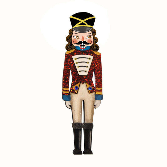 Nutcracker Soldier Brooch by Laliblue