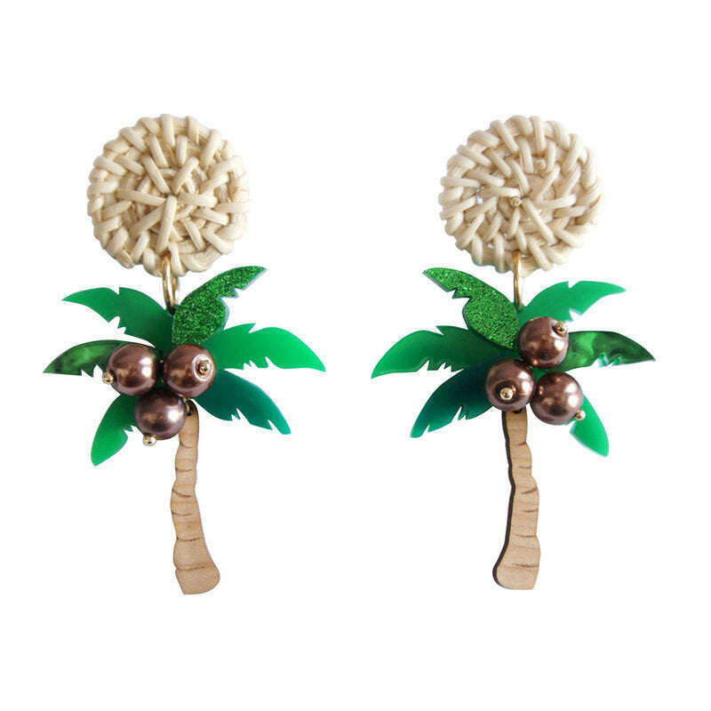 Palm Tree Earrings by Laliblue