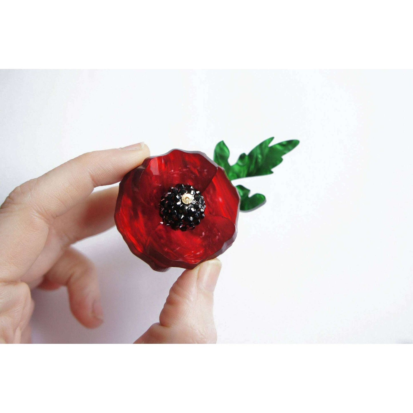 Poppy Brooch by Laliblue