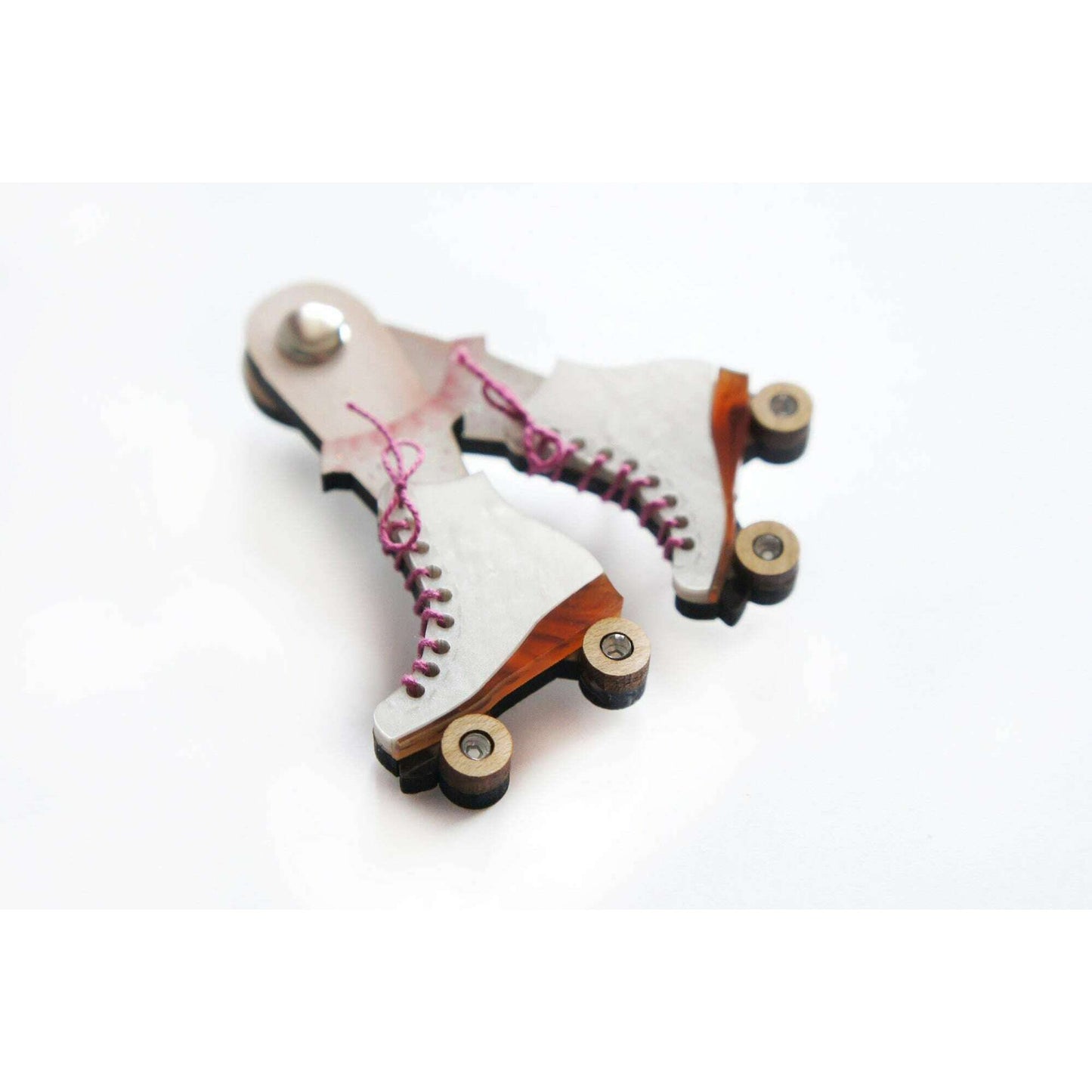 Roller Skates Brooch by Laliblue