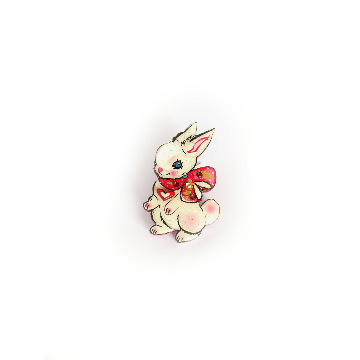 Layla the Bunny Brooch by Rosie Rose Parker
