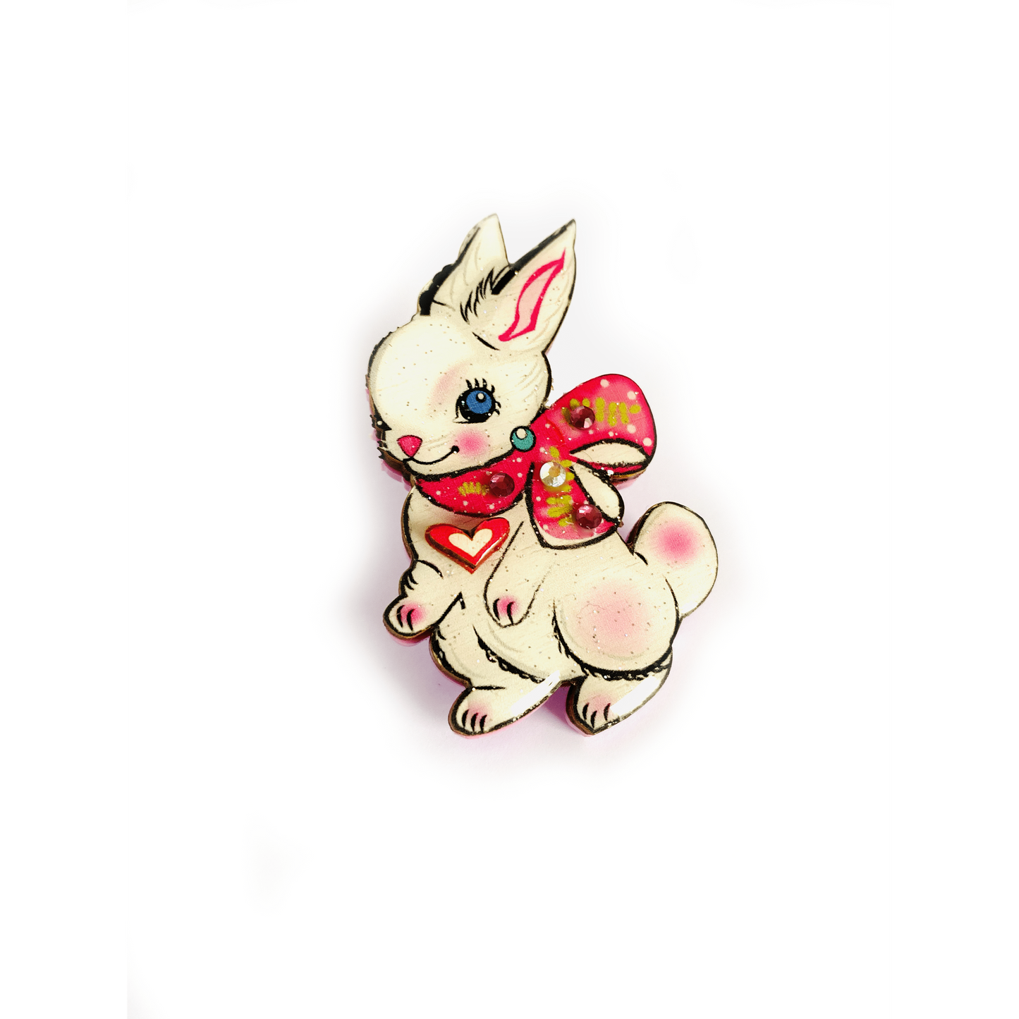Layla the Bunny Brooch by Rosie Rose Parker