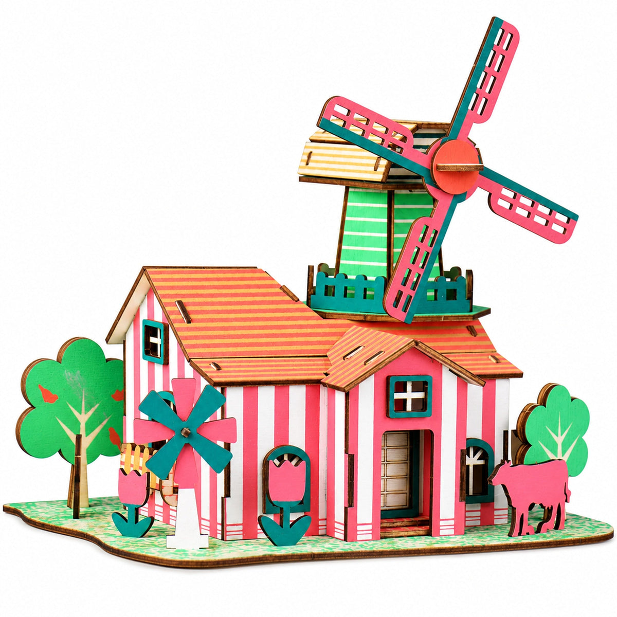 a toy windmill and windmill
