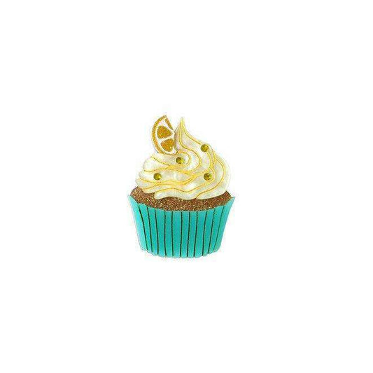 Lemon Muffin Brooch by Laliblue