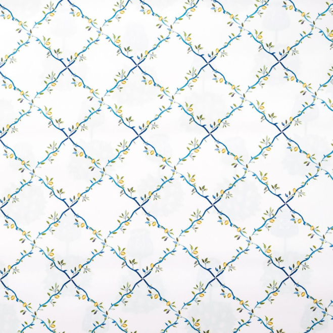Reversible Lemon Topiary with Trellis Gift Wrap