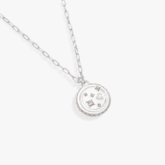 Libra Zodiac Precious Necklace