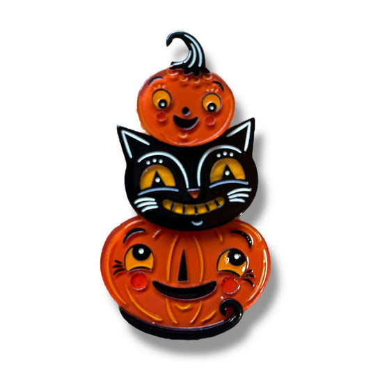 Jolly Jack Pumpkin Stack Brooch by Johanna Parker x Lipstick & Chrome