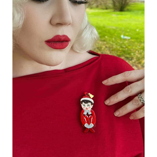Merry Mischief Brooch by 50's Vintage Dame x Lipstick & Chrome