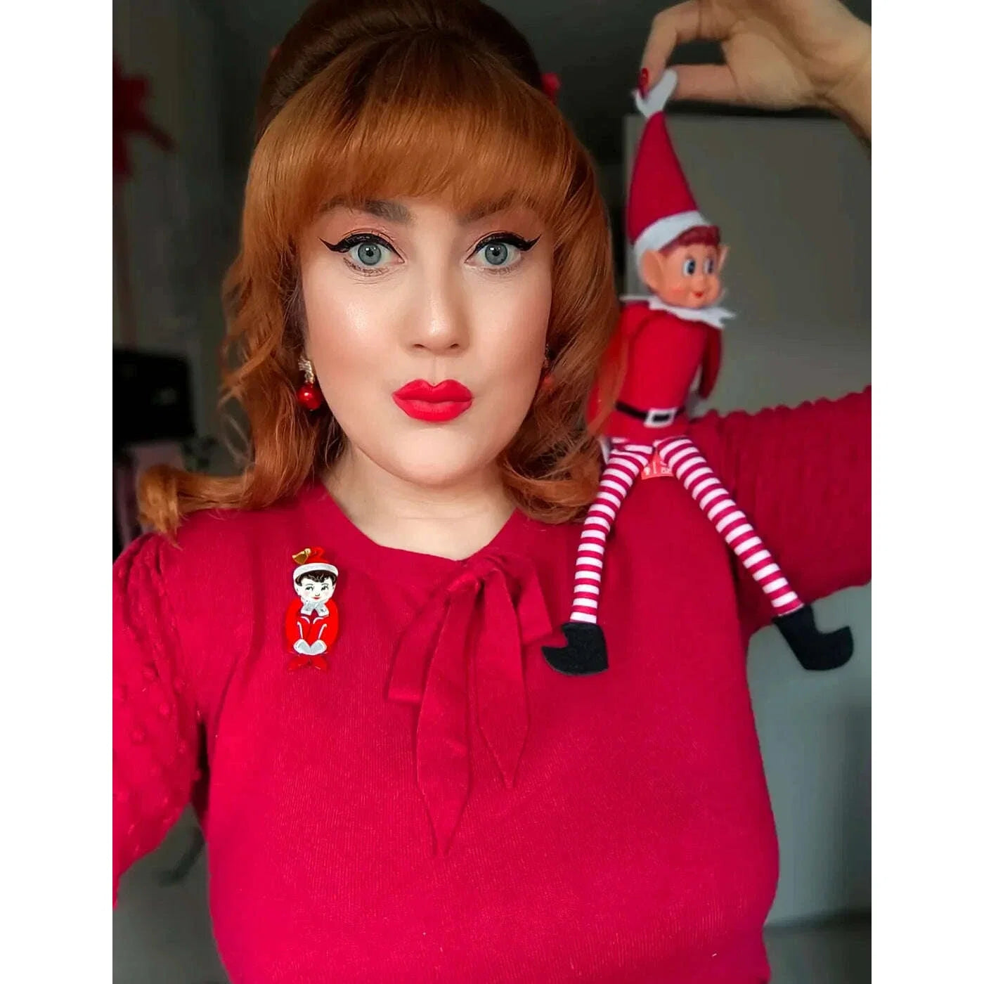 Merry Mischief Brooch by 50's Vintage Dame x Lipstick & Chrome