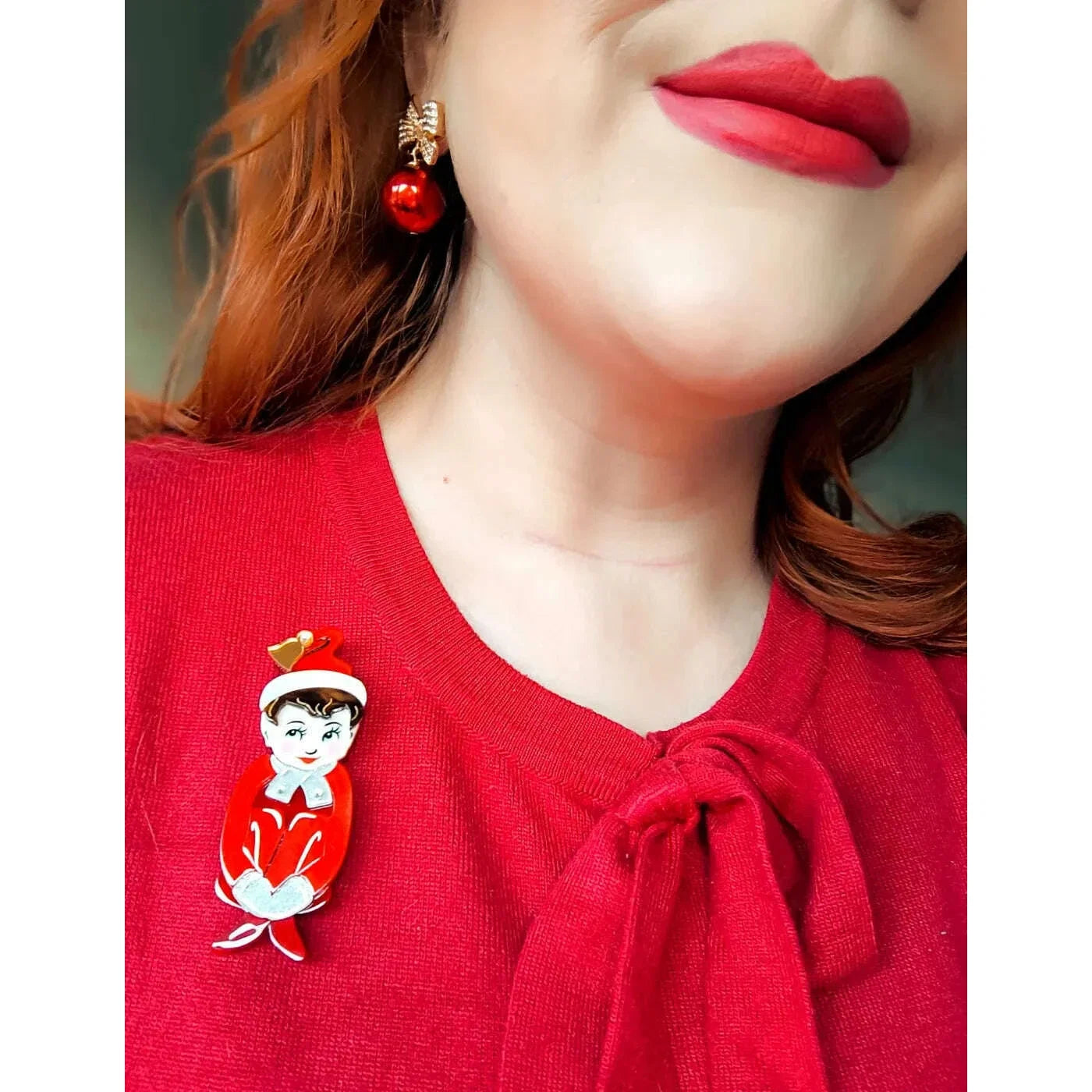 Merry Mischief Brooch by 50's Vintage Dame x Lipstick & Chrome