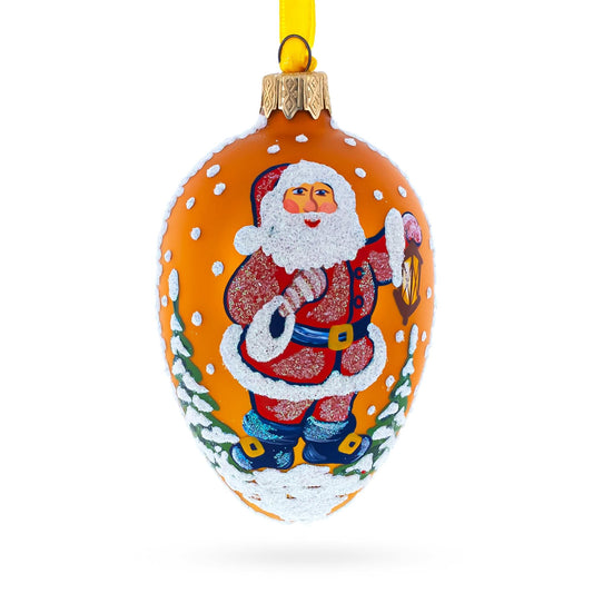 a painted ornament from a ribbon