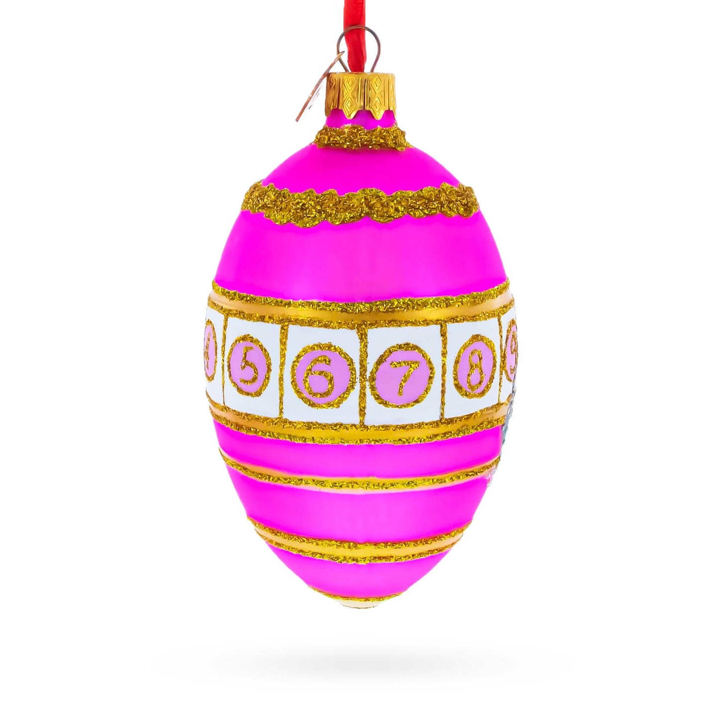 1910 Colonnade Royal Egg Glass Ornament 4 Inches