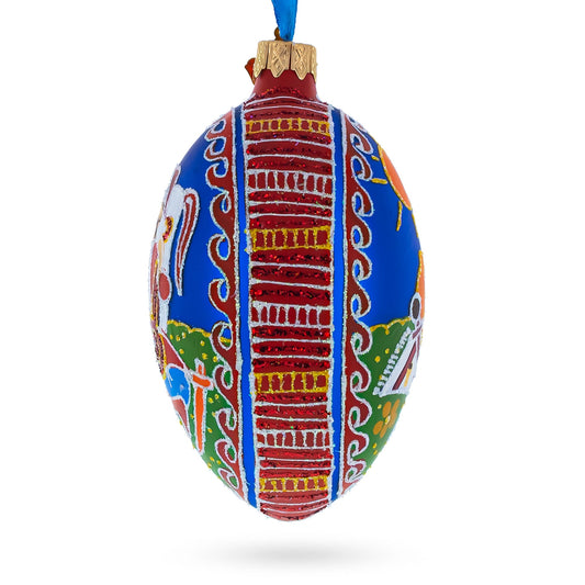 a colorful ornament from a ribbon