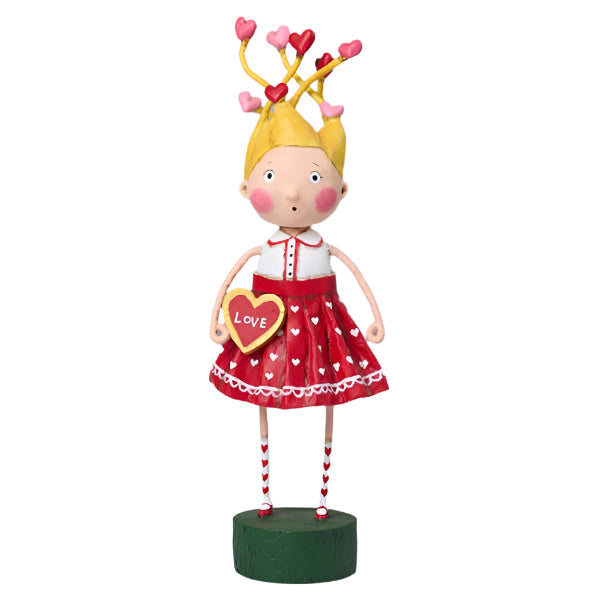 Tangled in Love Valentine's Day Figurine by Lori Mitchell — Folk Art Collectible