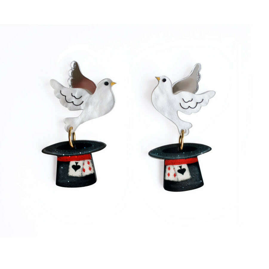 Magic Trick Earrings by Laliblue