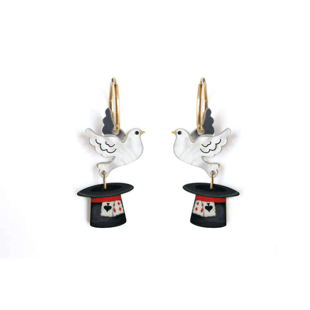 Magic Trick Earrings by Laliblue