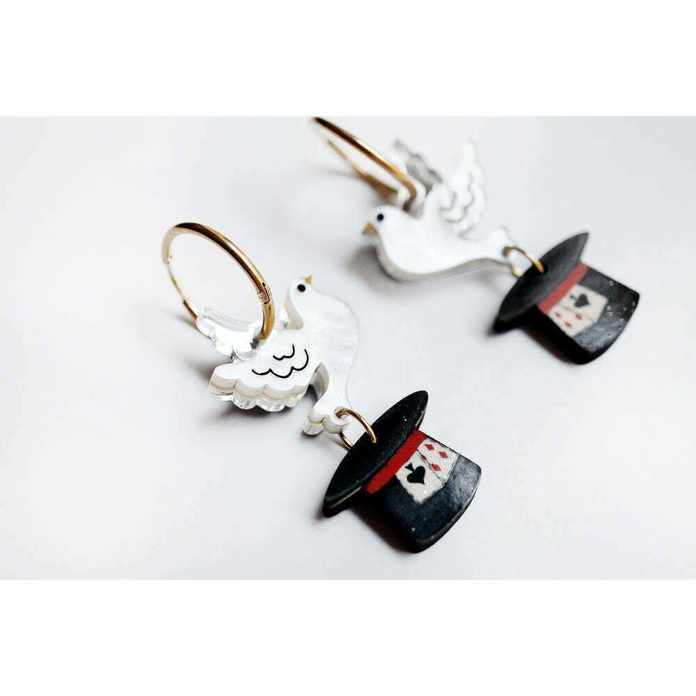 Magic Trick Earrings by Laliblue