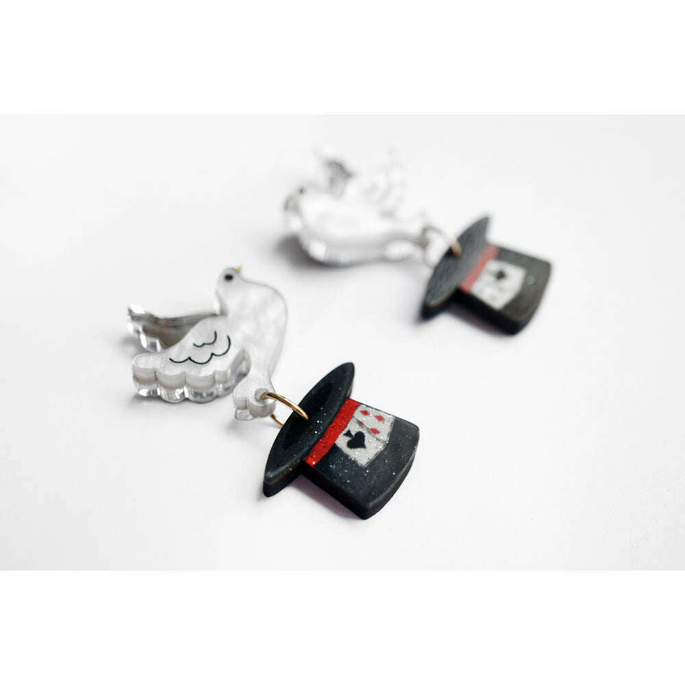Magic Trick Earrings by Laliblue