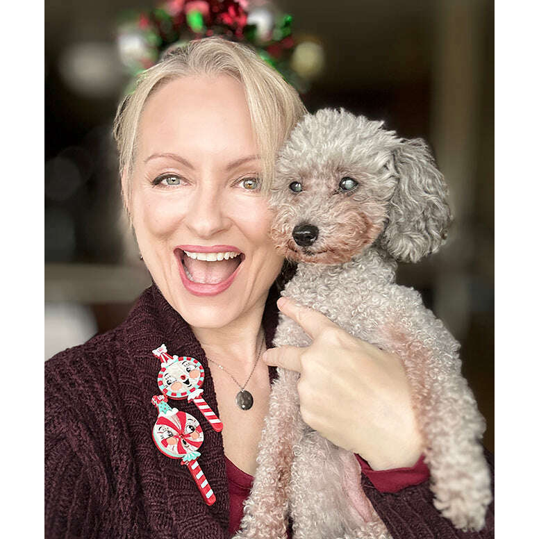 Singing Merrymint Brooch by Johanna Parker x Lipstick & Chrome