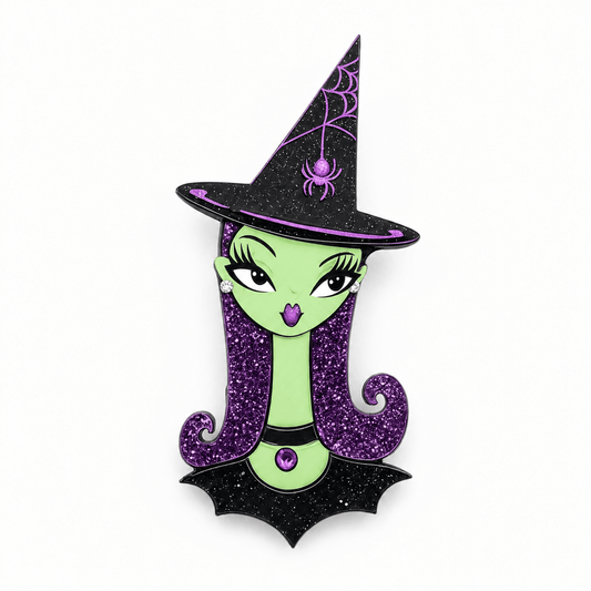 Hex Appeal Spooky Doll Brooch by Miss Fluff x Lipstick & Chrome