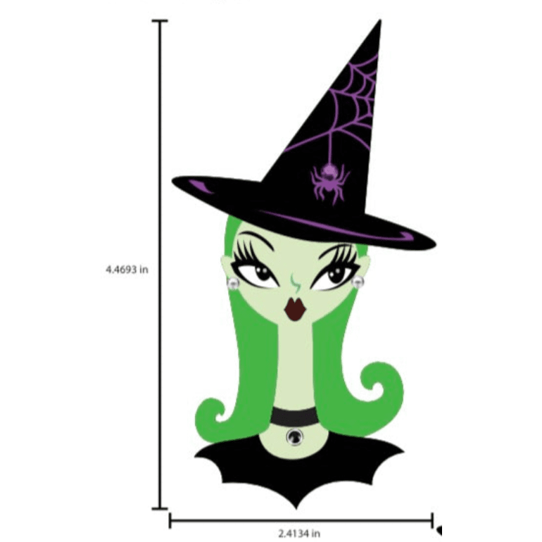 Hex Appeal Spooky Doll Brooch by Miss Fluff x Lipstick & Chrome