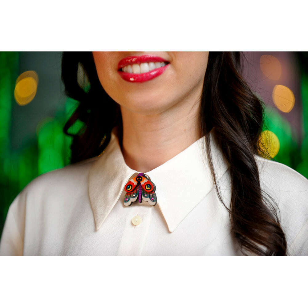 Moth Button Cover by Laliblue