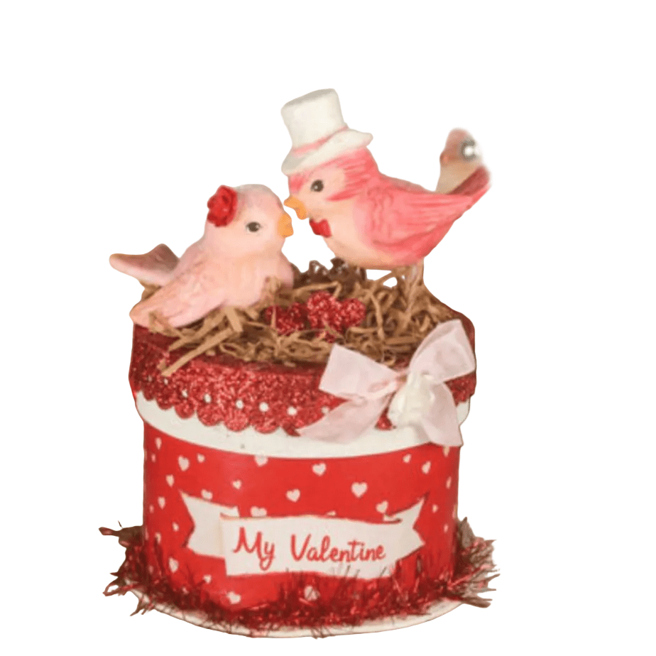 My Valentine Love Bird's Box by Bethany Lowe Designs