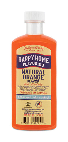Happy Home "Natural Orange" Flavoring 7 oz.