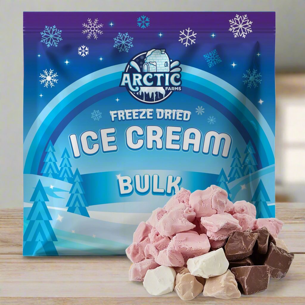 Freeze Dried Ice Cream That Does Not Melt (Bits) Neapolitan