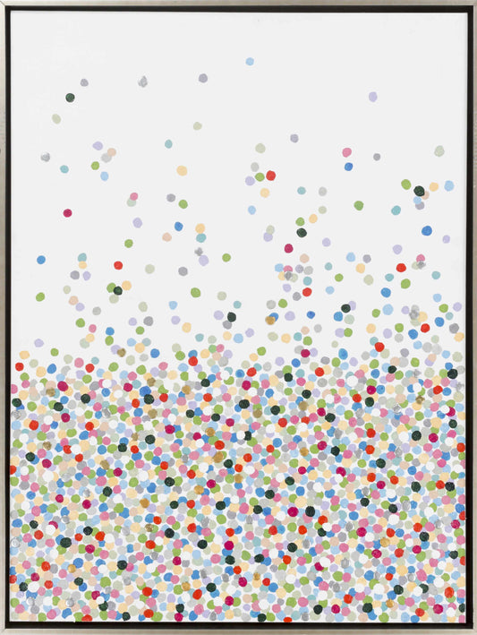 Nelse Multicolor Polka Dot Pattern Wall Art - Clearance
