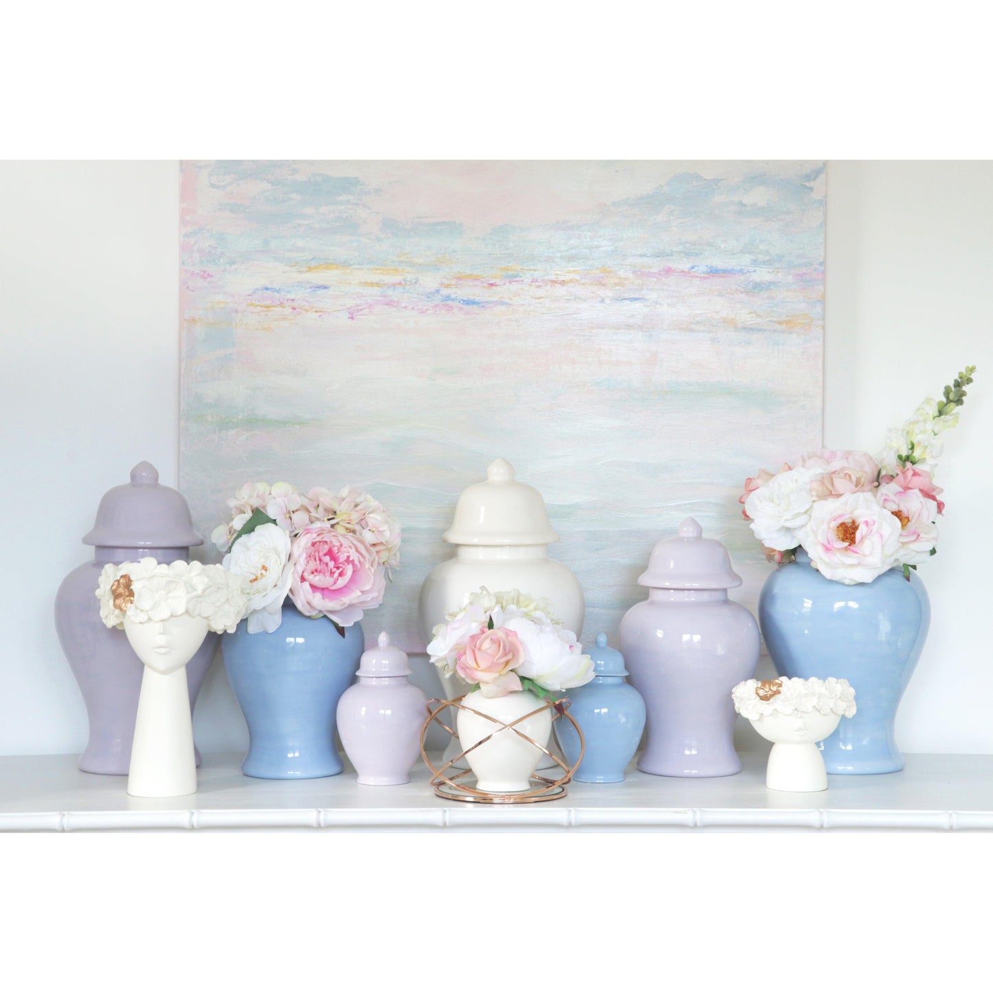 Serenity Blue Ginger Jars