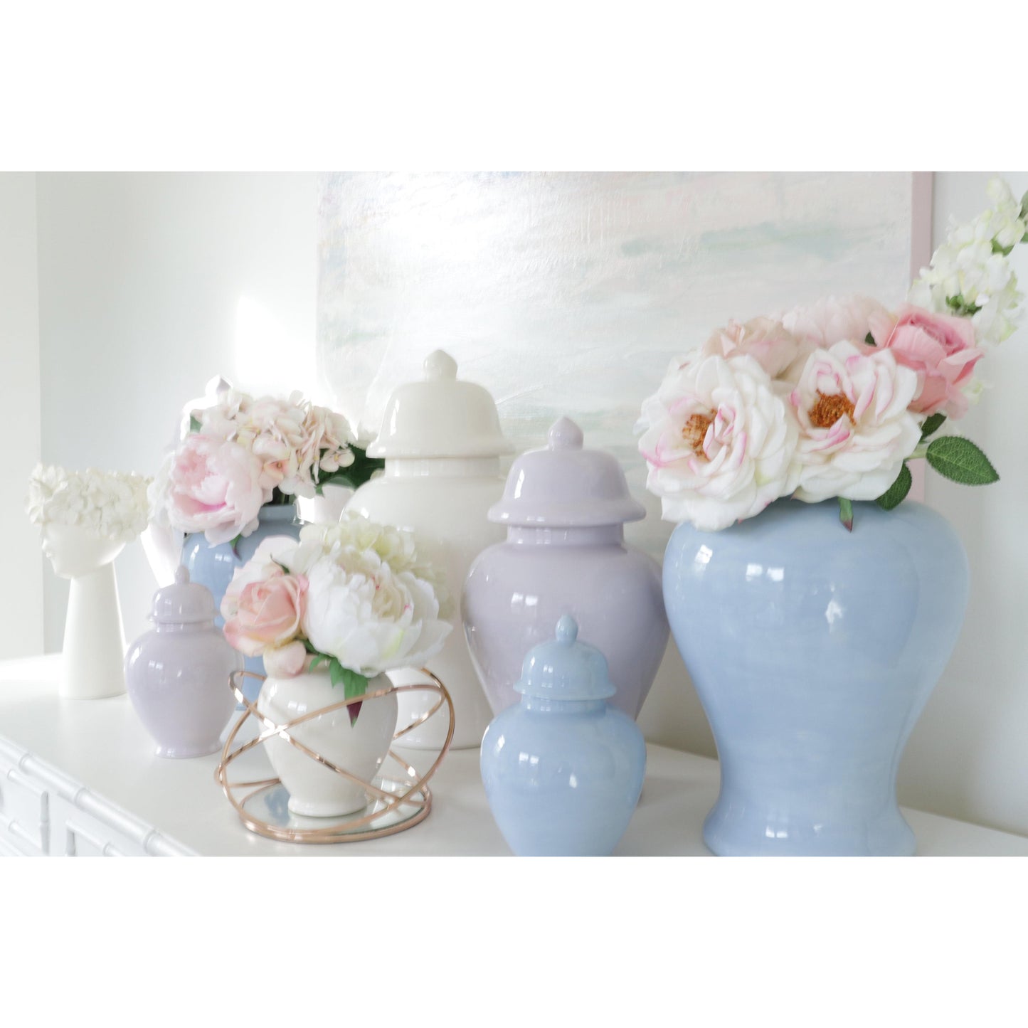 Serenity Blue Ginger Jars