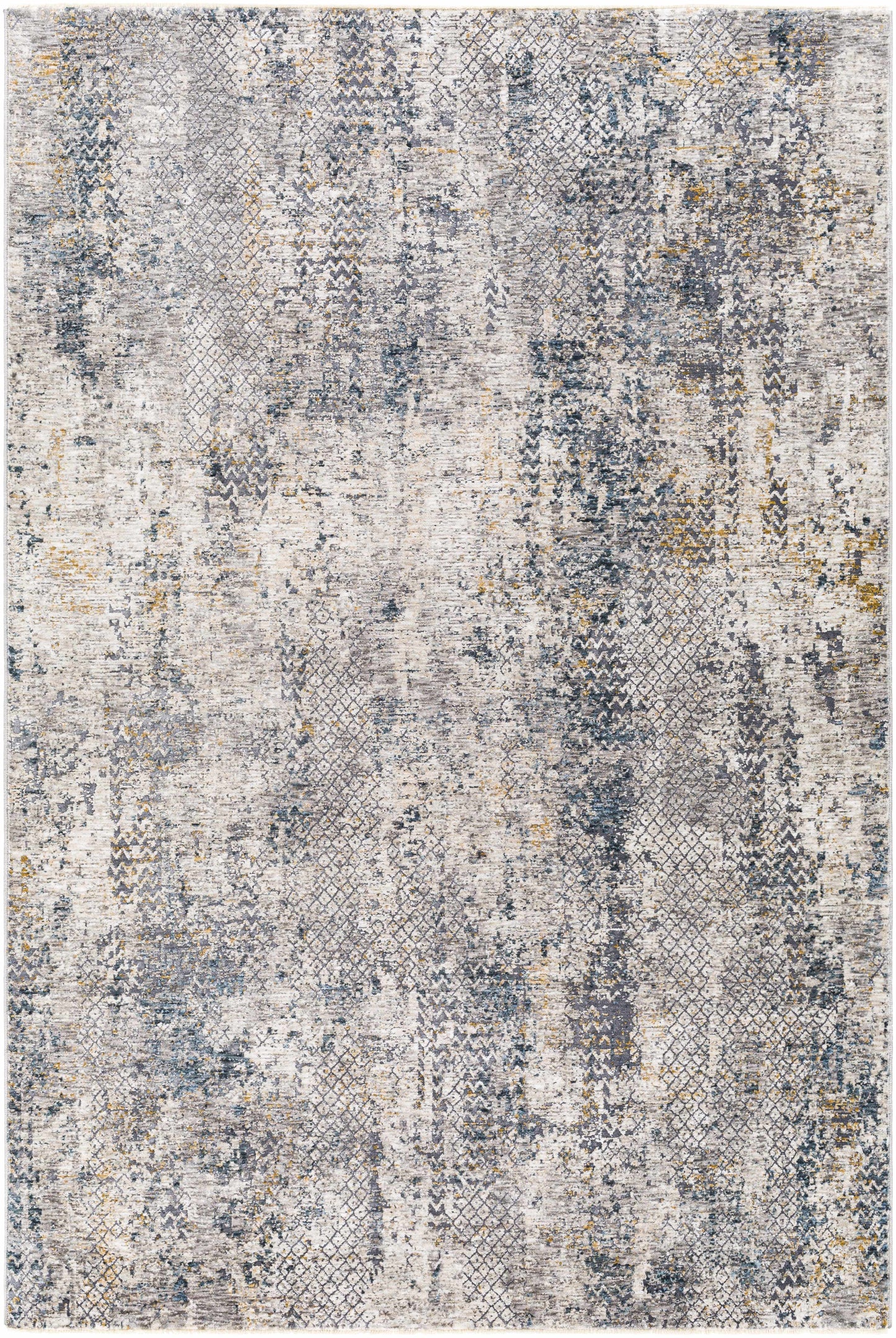 Odell Abstract Luxe Fringe Rug - Clearance
