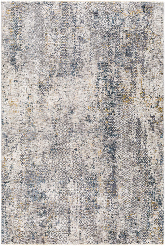 Odell Abstract Luxe Fringe Rug - Clearance