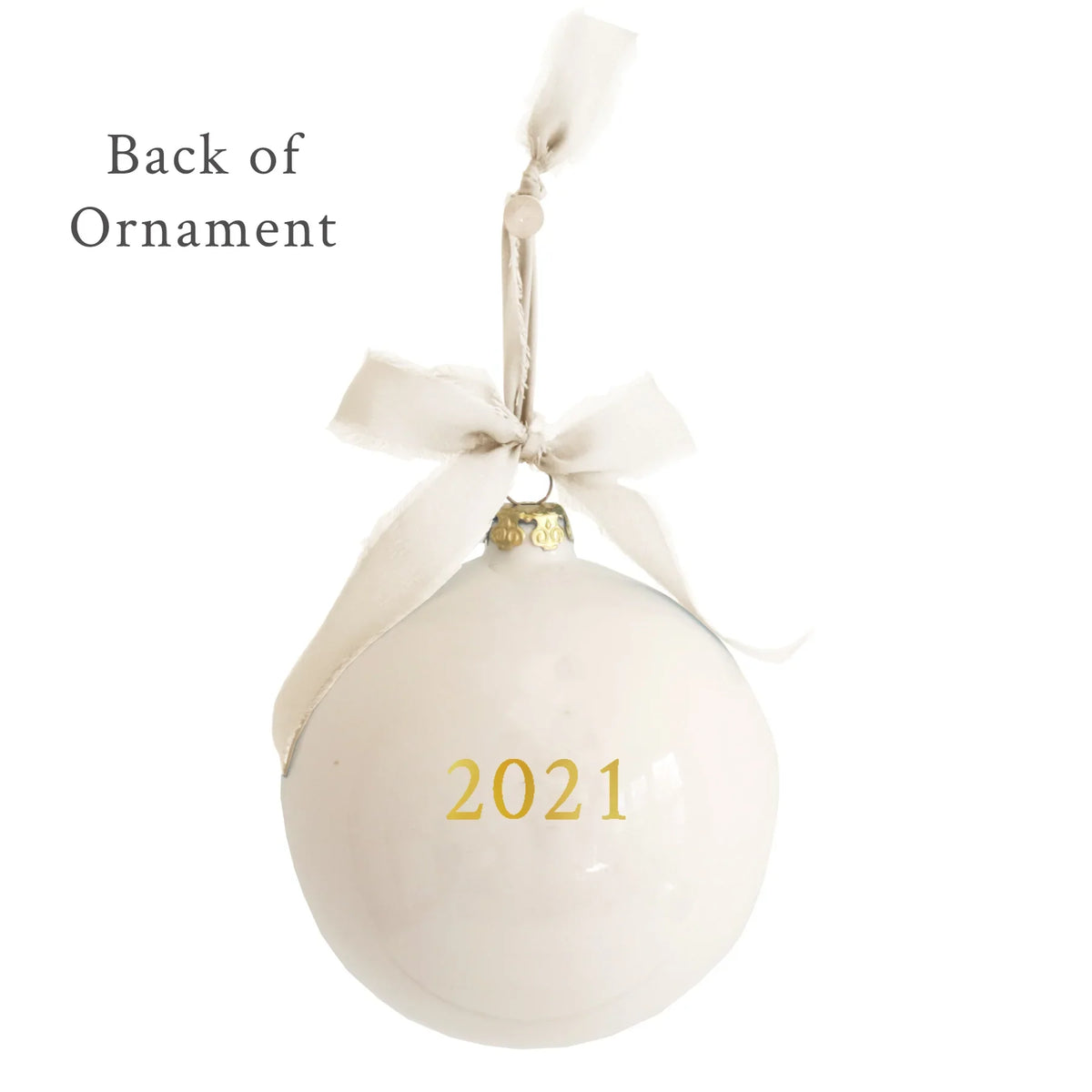 Monogrammed Keepsake Ornament- Wedding with Diamond Ring